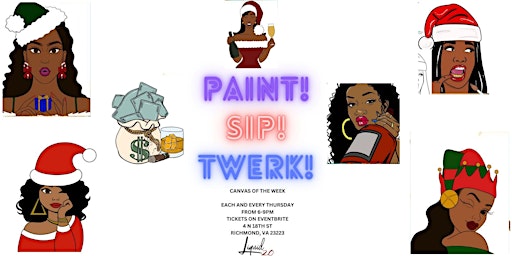 Immagine principale di Sip Paint Twerk at Saturday Brunch 