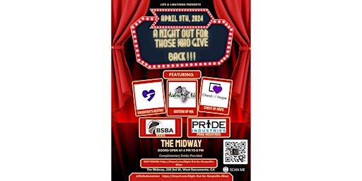 Image principale de A Night Out for Those Who Give Back - Networking Event