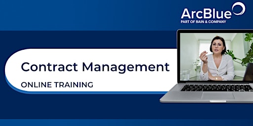Hauptbild für Contract Management | Online Training by ArcBlue