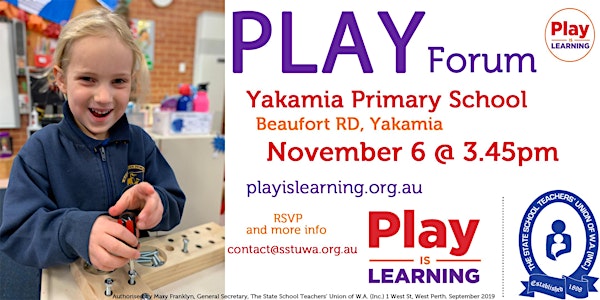 Play is Learning Forum: Albany