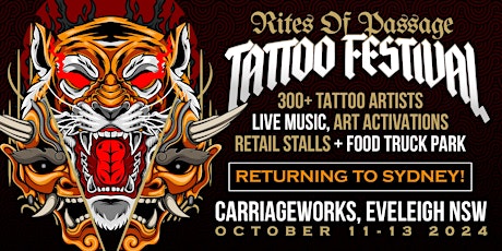 Rites of Passage Tattoo Festival Sydney 2024