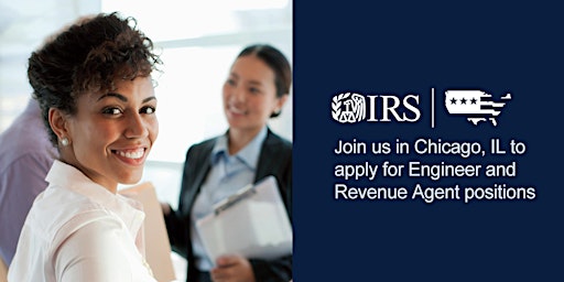 Immagine principale di IRS Revenue Agent and Engineer Hiring Event in Chicago, IL 