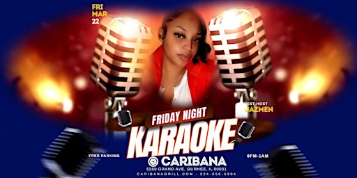 Primaire afbeelding van Karaoke Friday Nights @ Caribana