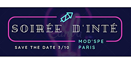 Image principale de Soirée d'intégration MOD'SPE PARIS 2019