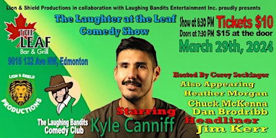 Laughter at the Leaf Comedy Show, Starring Kyle Canniff primary image