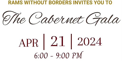 Primaire afbeelding van Ram's Without Borders - The Cabernet Gala