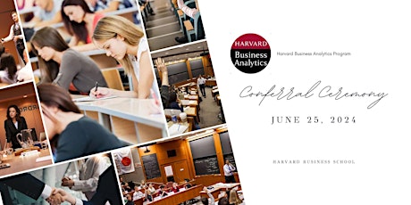Harvard Business Analytics Program Conferral Ceremony