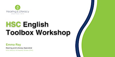 Imagen principal de HSC English Toolbox Workshop