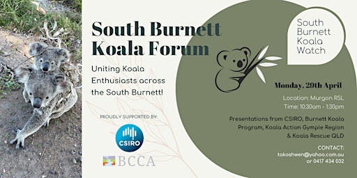Imagem principal do evento South Burnett Koala Forum
