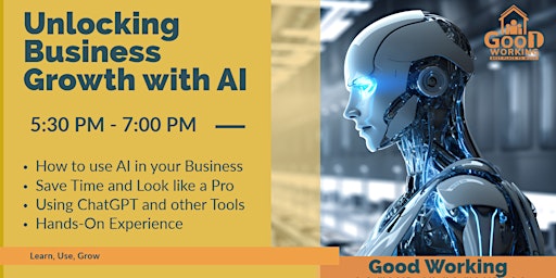 Imagem principal do evento Unlocking your Business Growth and Efficiency with AI