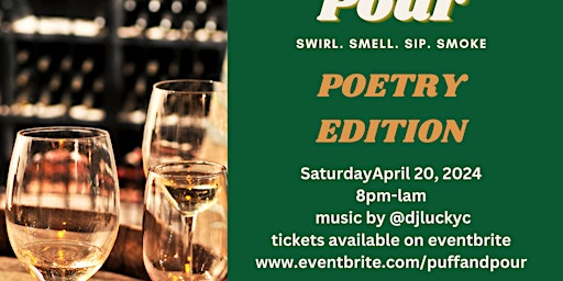 4/20 puff n pour wine tasting and infused dining primary image