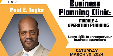 NCBW Baltimore Chapter Business Planning Clinic-Operation Planning Module 4