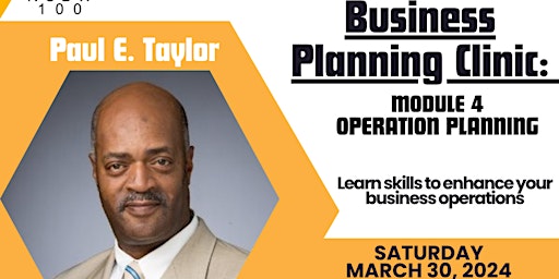 NCBW Baltimore Chapter Business Planning Clinic-Operation Planning Module 4 primary image