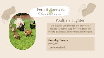 Poultry Slaughter Workshop primary image