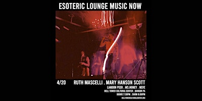 Imagem principal do evento Esoteric Lounge Music Now - Featuring Ruth Mascelli (Special Interest)