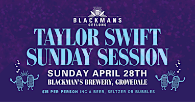 Primaire afbeelding van Taylor Swift Sunday Session at Blackman's Brewery