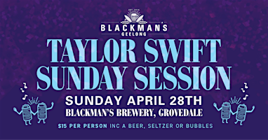 Hauptbild für Taylor Swift Sunday Session at Blackman's Brewery