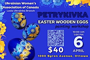 PETRYKIVKA Easter Wooden Eggs - Painting Workshop primary image