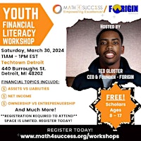 Primaire afbeelding van Free Youth Financial Literacy Workshop