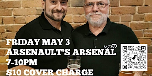 Imagem principal do evento Arsenault's Arsenal Live in the Gallery