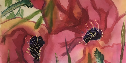 Flower magic, manifestation and co-creation: silk painting workshop primary image