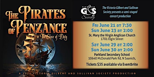 Imagem principal do evento The Pirates of Penzance