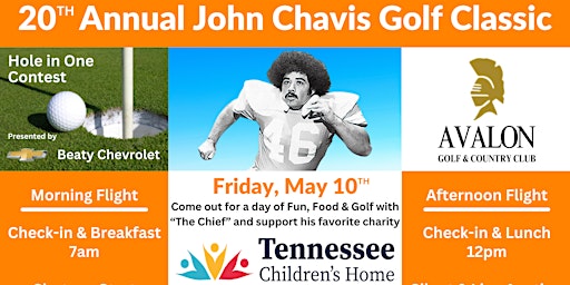 Hauptbild für 20th Annual John Chavis Golf Classic