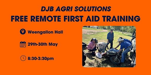 Imagem principal do evento WEENGALLON - Free Remote First Aid Training
