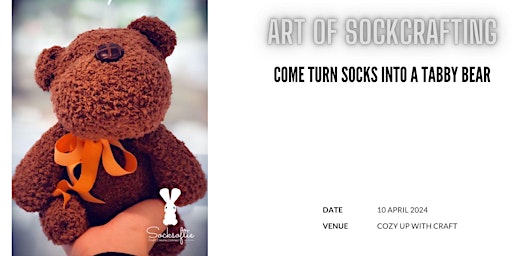 Sock Crafting - Tabby Bear primary image