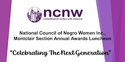Imagem principal do evento NCNW Inc., Montclair Section Annual Luncheon 2024