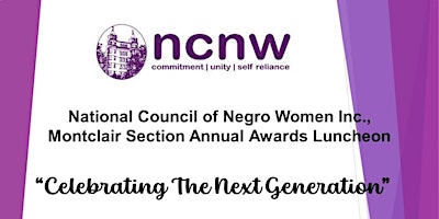 Primaire afbeelding van NCNW Inc., Montclair Section Annual Luncheon 2024