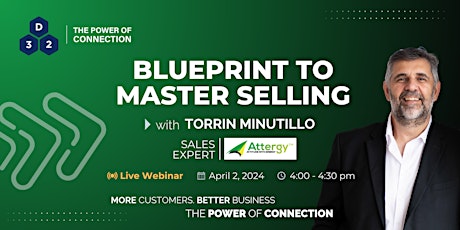 District32 Expert Webinar: Blueprint to Master Selling primary image
