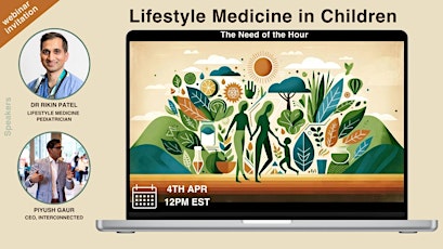 Webinar - Lifestyle Medicine in Children