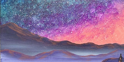 Misty Mountain Galaxy - Paint and Sip by Classpop!™ primary image