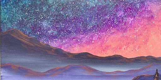 Misty Mountain Galaxy - Paint and Sip by Classpop!™ primary image