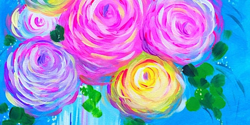 Immagine principale di Lush Peonies - Paint and Sip by Classpop!™ 
