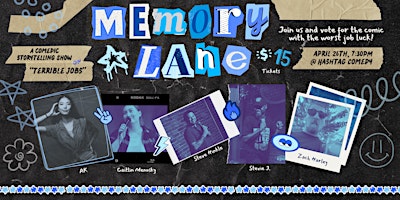 Hauptbild für Memory Lane: A Comedic Storytelling Show