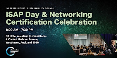 Immagine principale di ISAP Day & Networking Certification Celebration | Tāmaki Makaurau Auckland 