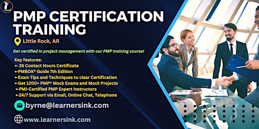 Primaire afbeelding van PMP Exam Prep Certification Training Courses in Little Rock, AR