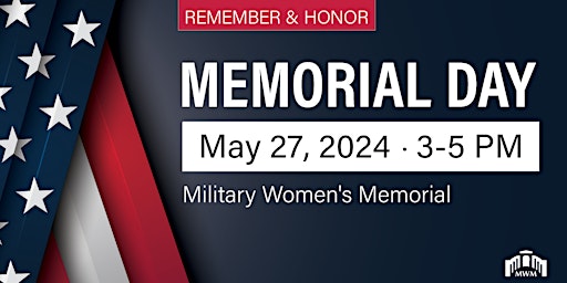 Primaire afbeelding van Memorial Day Program - Military Women's Memorial
