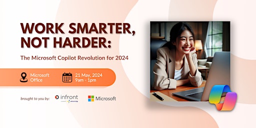 Imagem principal do evento Work Smarter, Not Harder: The Microsoft Copilot Revolution for 2024