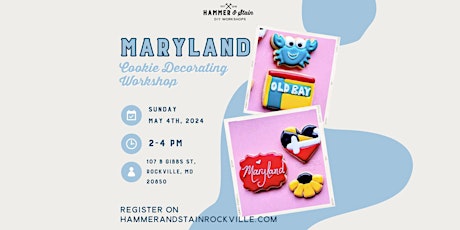 05.04.2024 (2pm)- Maryland Cookie Decorating