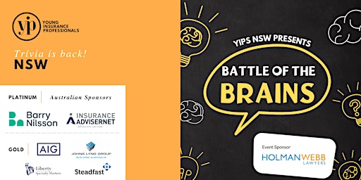 Image principale de YIPs NSW Presents: Battle of the Brains 2024