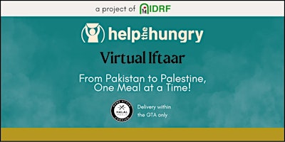 Imagen principal de Help the Hungry- Virtual Iftar