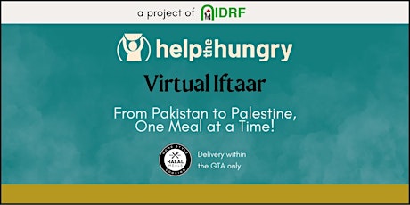 Help the Hungry- Virtual Iftar