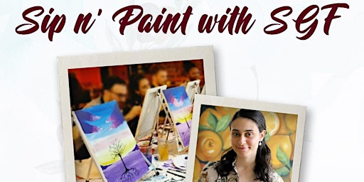 Imagem principal do evento Sip n' Paint with SGF!