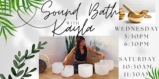 Breath Work + Sound Bath with Kayla primary image