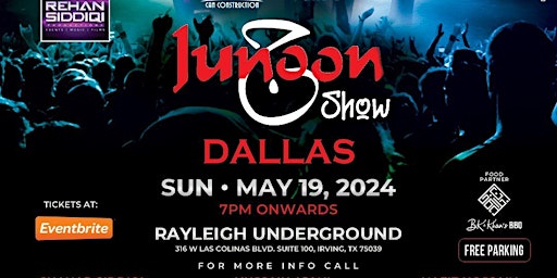 Imagem principal do evento Junoon - The Reunion Tour - Live in Dallas