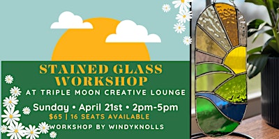 Imagen principal de Stained Glass Workshop at Triple Moon