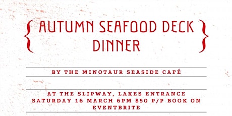 Autumn Seafood Deck Dinner